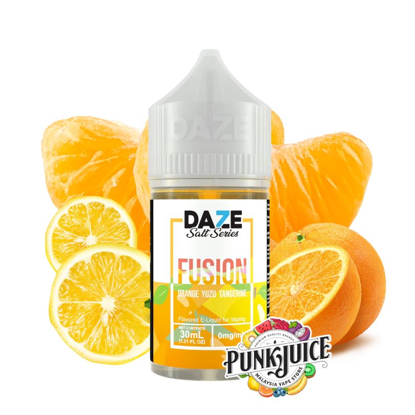 7 Daze Orange Yuzu Tangerine (Fusion Series) Salt 30ml Punk