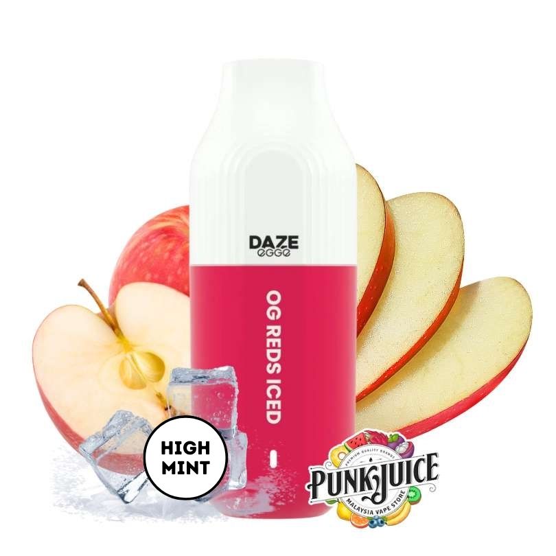 7 Daze Egge 3000 5% Disposable Pod - OG Reds Apple Iced