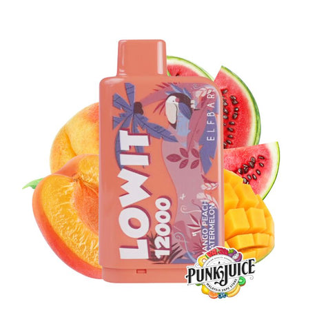 Elf Bar Lowit 12,000 (12K) 5% Disposable Pod - Mango Peach Watermelon