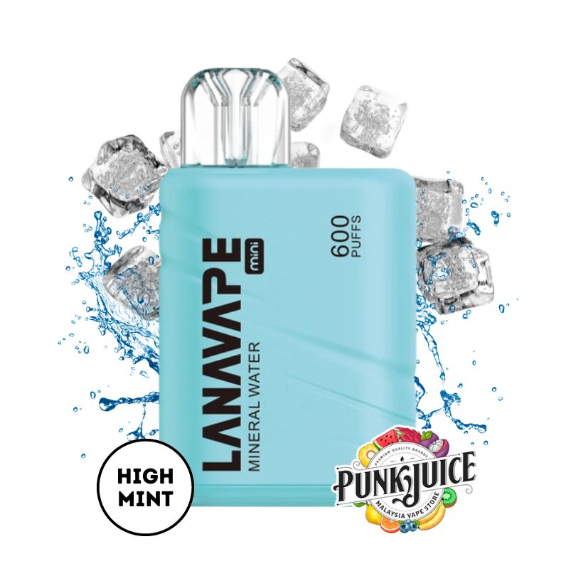 LANAVAPE MINI 600 3% Disposable Pod - Mineral Water
