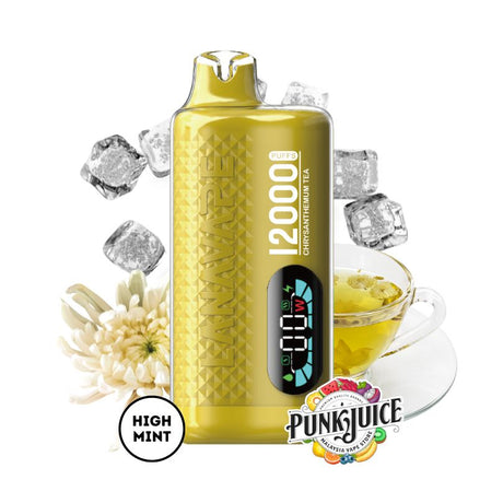 LANAVAPE FIZZ 12,000 3% - Led Screen - Disposable Pod