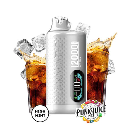 LANAVAPE FIZZ 12,000 3% - Led Screen - Disposable Pod