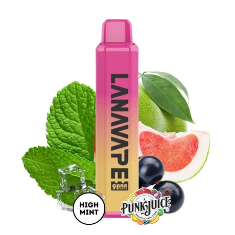 LANAVAPE PEN PLUS 9000 3% Disposable Pod - Pomelo Mint Blackcurrant