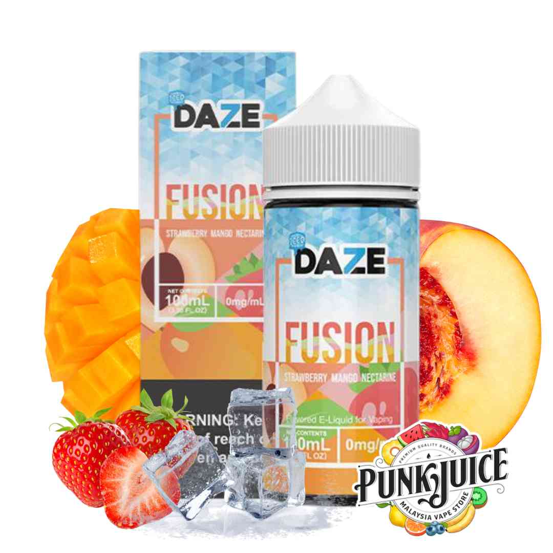 7 Daze Strawberry Mango Nectarine Iced (Fusion Series) 100ml Punk