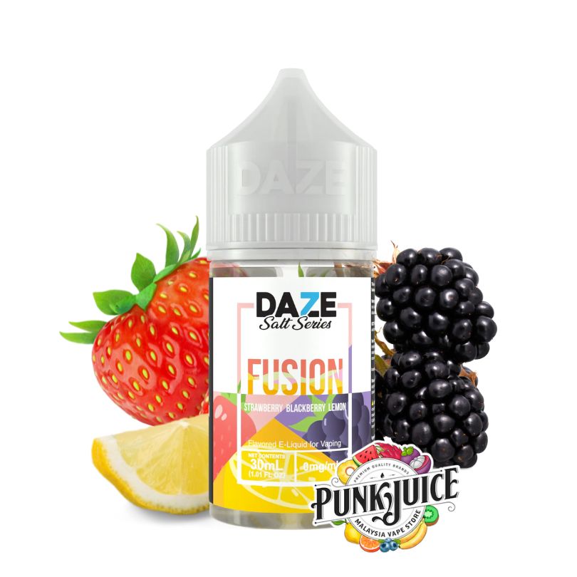 7 Daze - Strawberry Blackberry Lemon (Fusion Series) - Salt - 30ml
