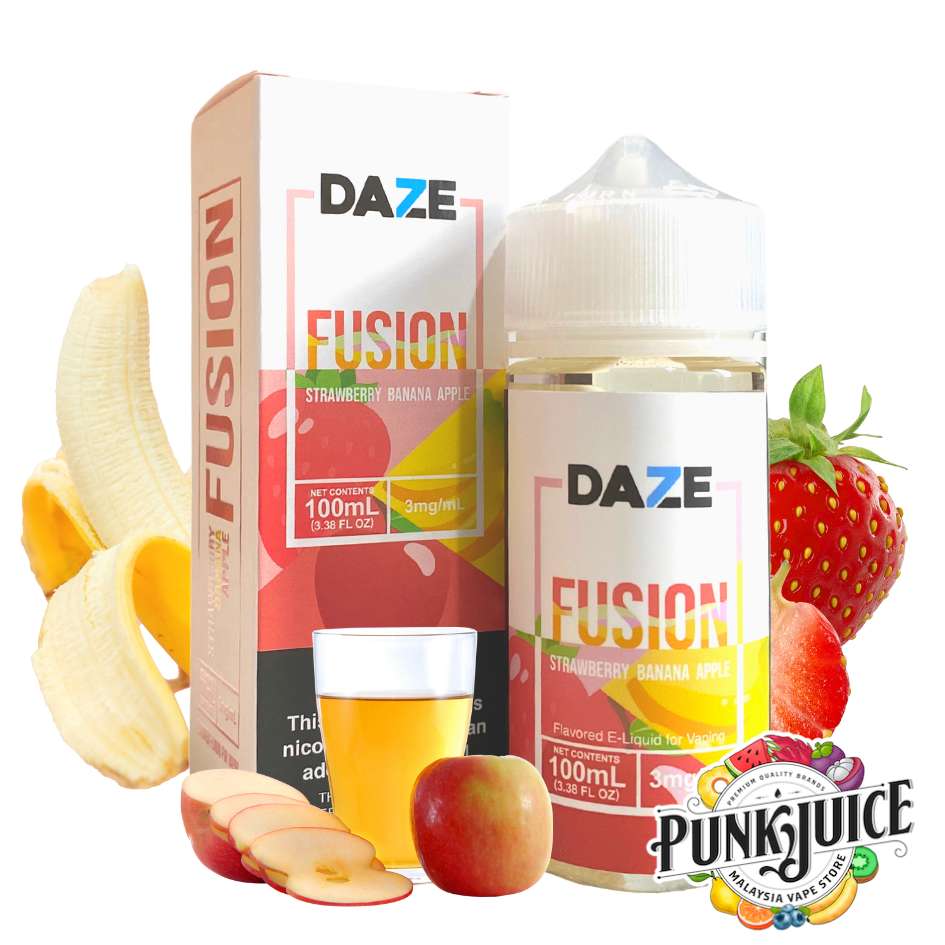 7 Daze - Strawberry Banana Apple (Fusion Series) - 100ml