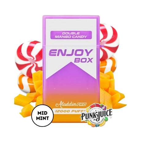 Aladdin Pro Enjoy Box 12,000 5% Disposable Pod - Double Mango Candy