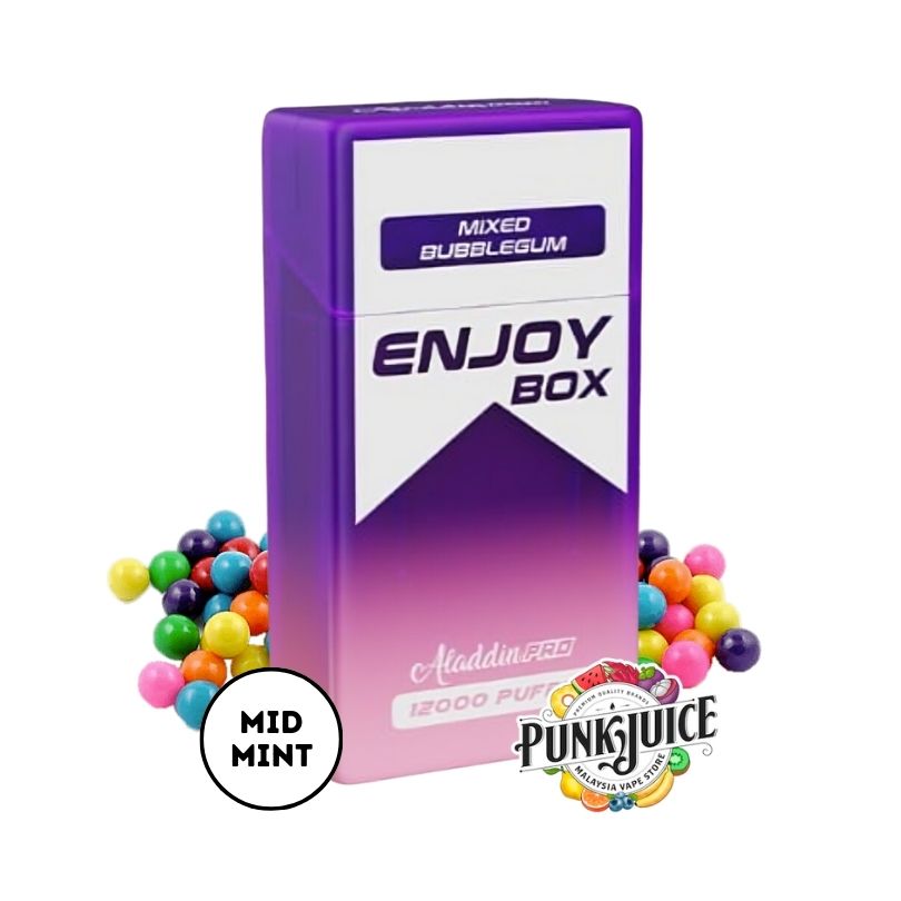 Aladdin Pro Enjoy Box 12,000 5% Disposable Pod - Mixed Bubblegum