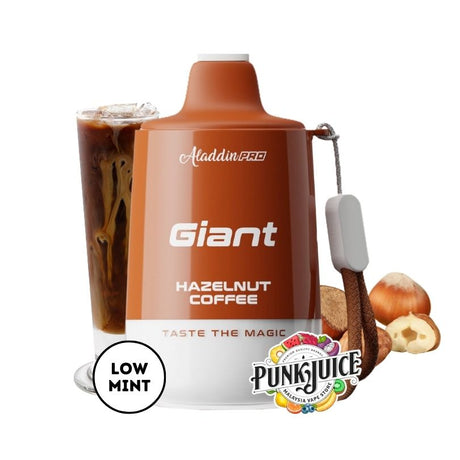 Aladdin Pro Giant 12,000 5% Disposable Pod - Hazelnut Coffee