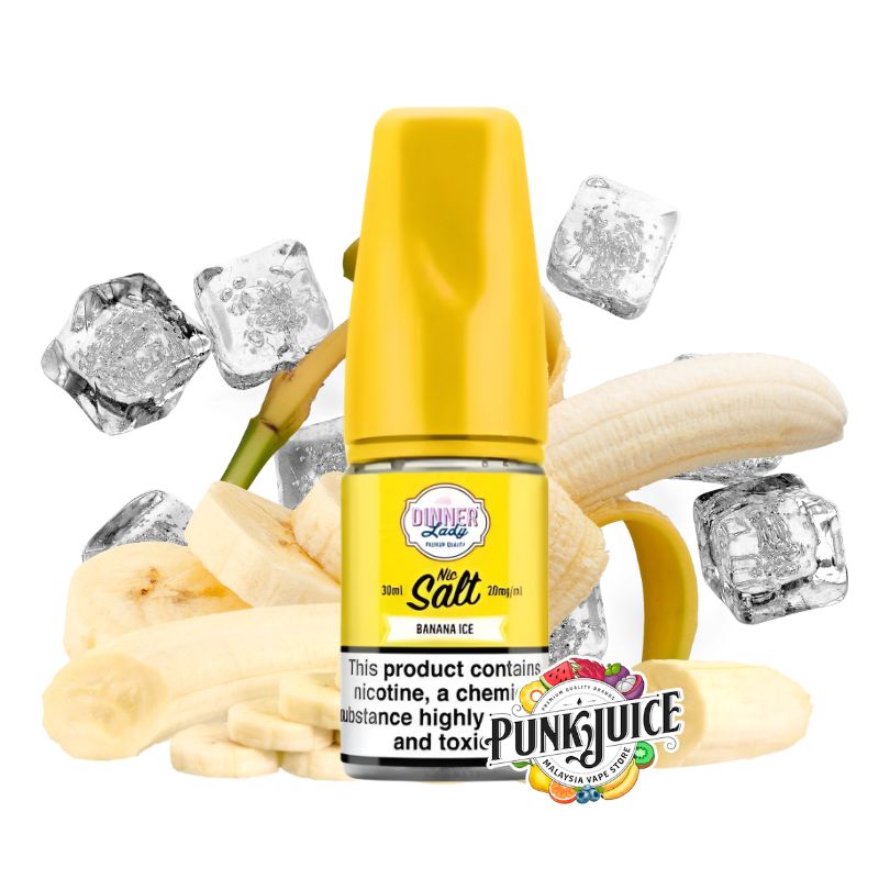 Dinner Lady - Banana Ice - Salt - 30ml  Punk Juice Vape Store