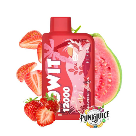 Elf Bar Lowit 12,000 (12K) 5% Disposable Pod - Strawberry Guava