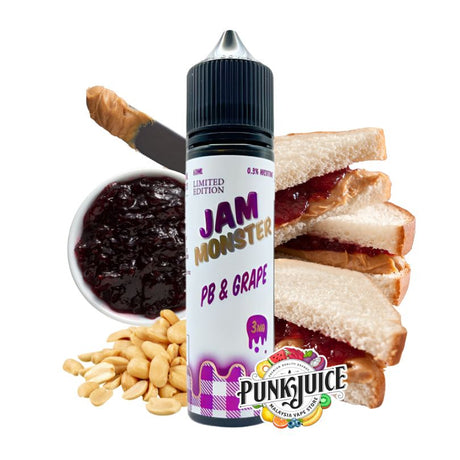 Jam Monster - Peanut Butter & Jelly Grape - 60ml