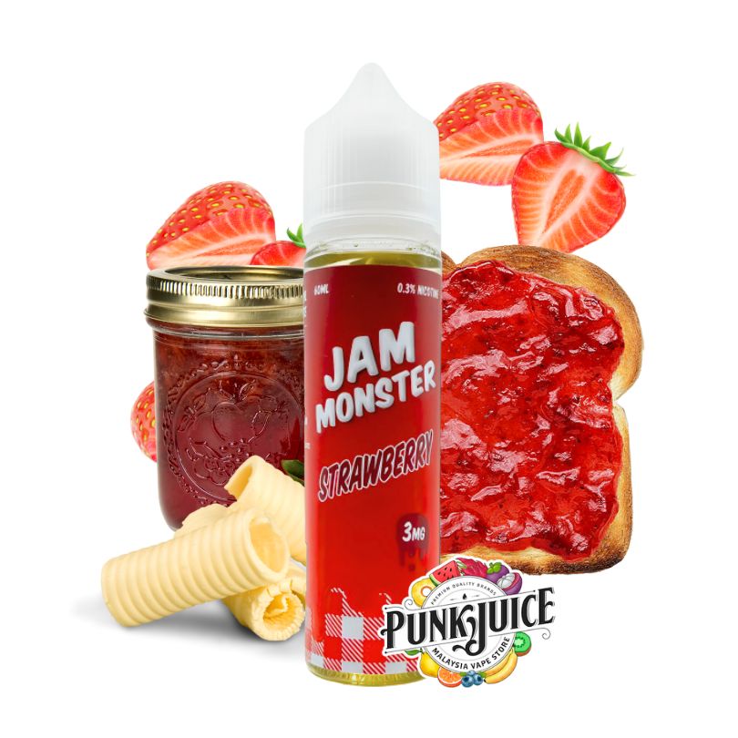 Jam Monster Strawberry - Punk Juice Vape Store