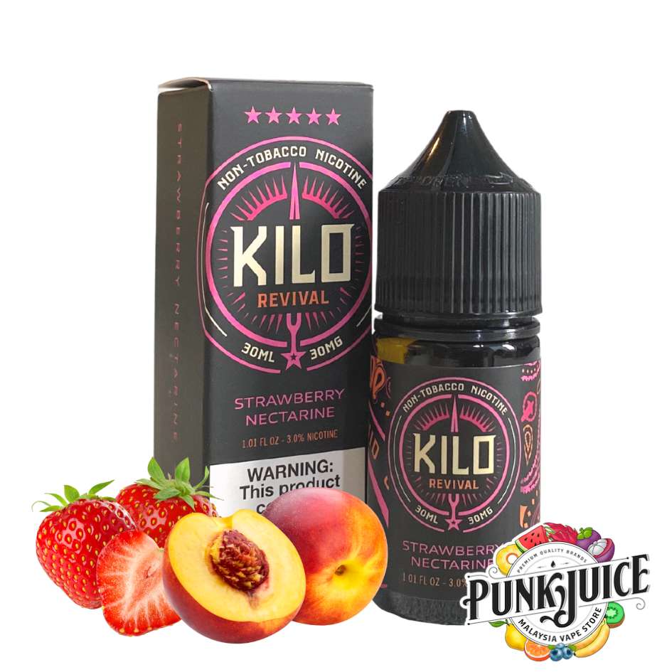 Kilo Revival Strawberry Nectarine Salt 30ml Punk Juice Vape Store