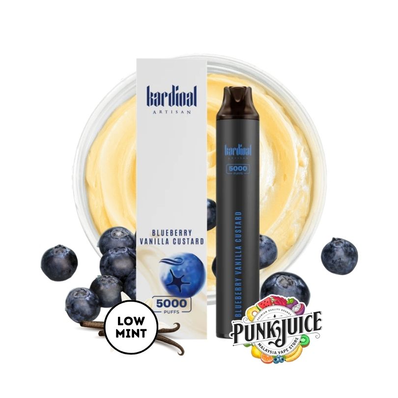 Kardinal Artisan 5000 3% Disposable Pod - Blueberry Vanilla Custard