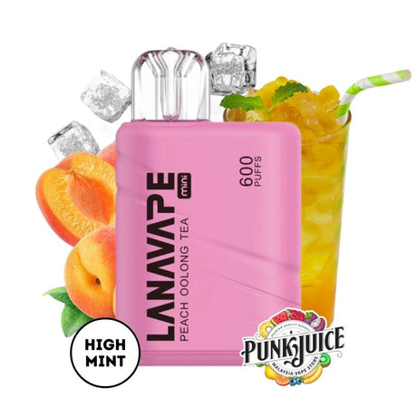 Lana Mini 600 3% Disposable Pod - Peach Oolong Tea