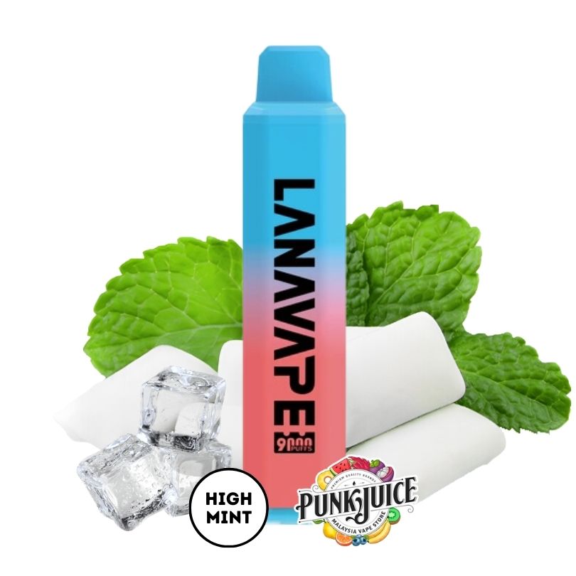 LANAVAPE PEN PLUS 9000 3% Disposable Pod - Frozen Bubblegum