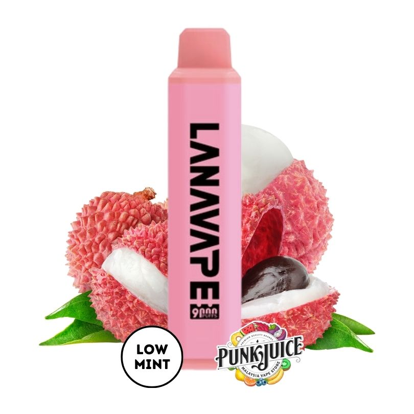 LANAVAPE PEN PLUS 9000 3% Disposable Pod - Lychee