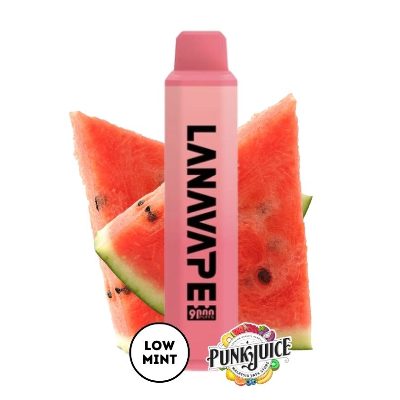 LANAVAPE PEN PLUS 9000 3% Disposable Pod - Watermelon