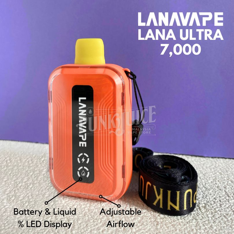 LANAVAPE ULTRA E7500 3% - Led Screen - Disposable Pod Punk Juice Vape Store LANAVAPE ULTRA E7500 3% - Led Screen - Disposable Pod Punk Juice Vape Store