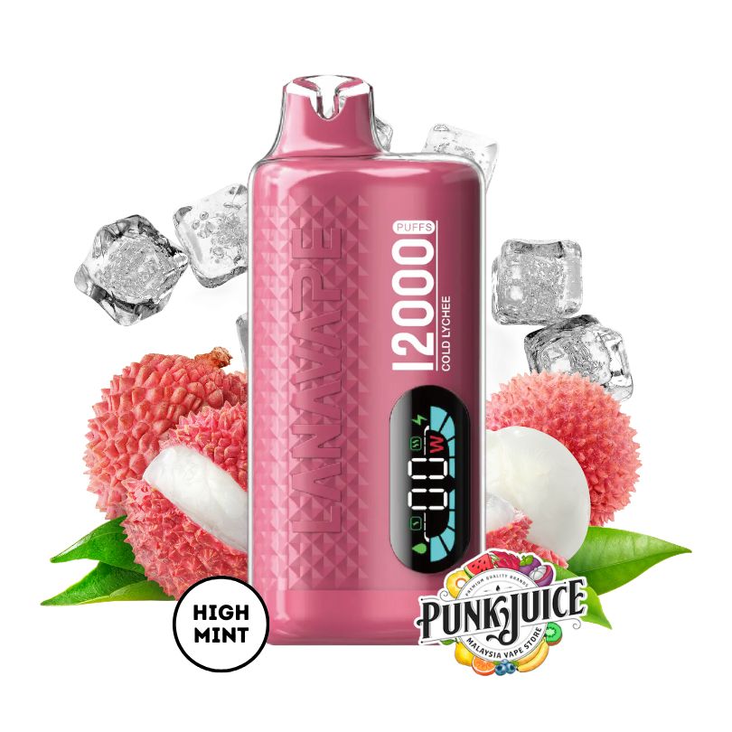 LANAVAPE FIZZ 12,000 3% - Led Screen - Disposable Pod  Punk Juice Vape  Store