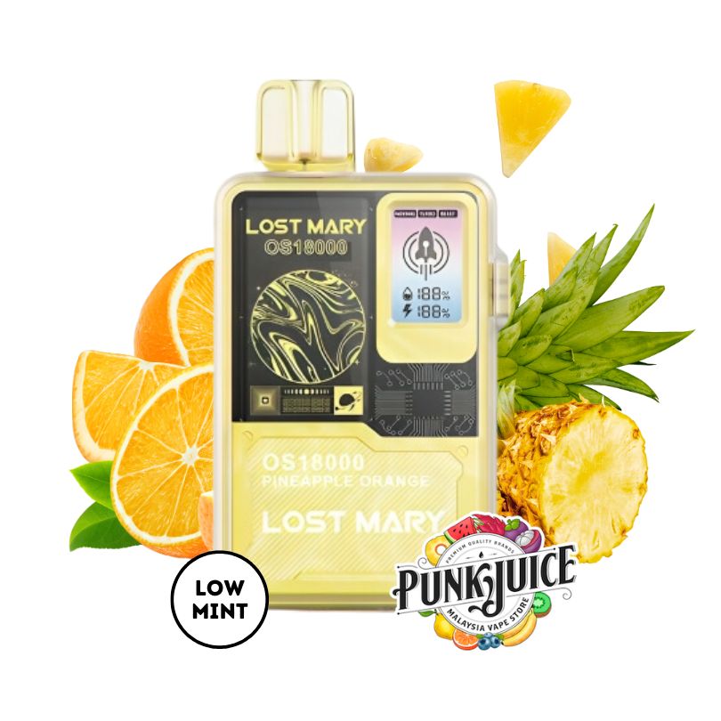Lost Mary OS18000 (18K) 5% - Led Screen - Disposable Pod Punk Juice Vape Store Lost Mary OS18000 (18K) 5% - Led Screen - Disposable Pod Punk Juice Vape Store