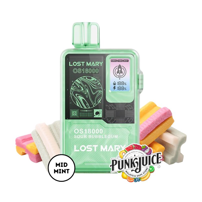 Lost Mary OS18000 (18K) 5% - Led Screen - Disposable Pod Punk Juice Vape Store Lost Mary OS18000 (18K) 5% - Led Screen - Disposable Pod Punk Juice Vape Store