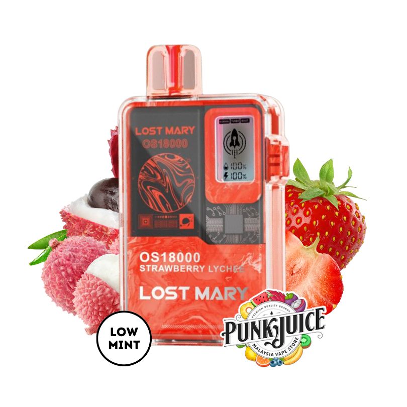 Lost Mary OS18000 (18K) 5% - Led Screen - Disposable Pod Punk Juice Vape Store Lost Mary OS18000 (18K) 5% - Led Screen - Disposable Pod Punk Juice Vape Store