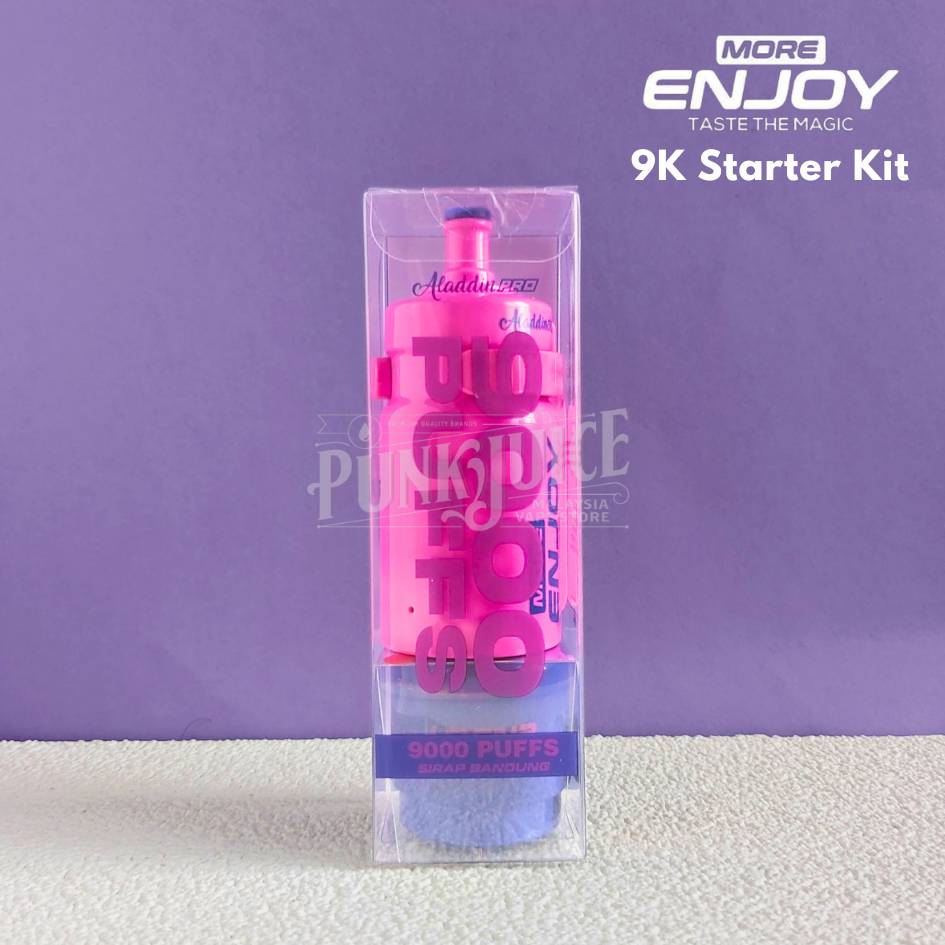 Aladdin Pro MORE Enjoy 9000 Disposable Pod - Sirap Bandung Stater Kit