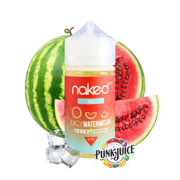eggnog vape juice Naked 100 - Juicy Watermelon Ice (Asia Edition) - 60ml
