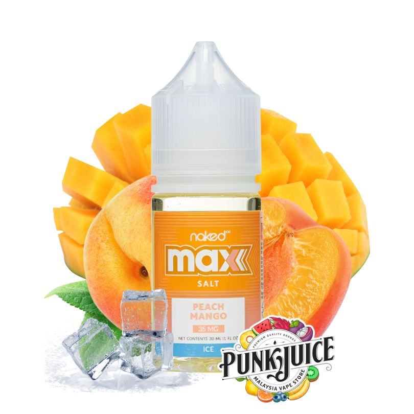 Naked 100 MAX - Peach Mango Ice - Salt - 30ml