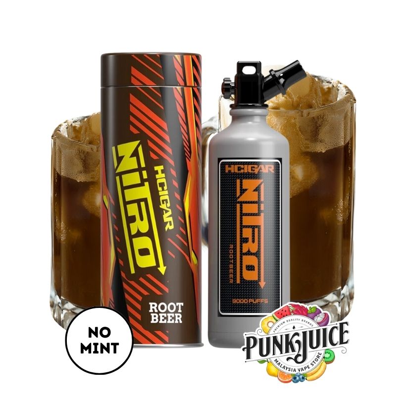 Nitro 9,000 5% Disposable by HCIGAR - Root Beer