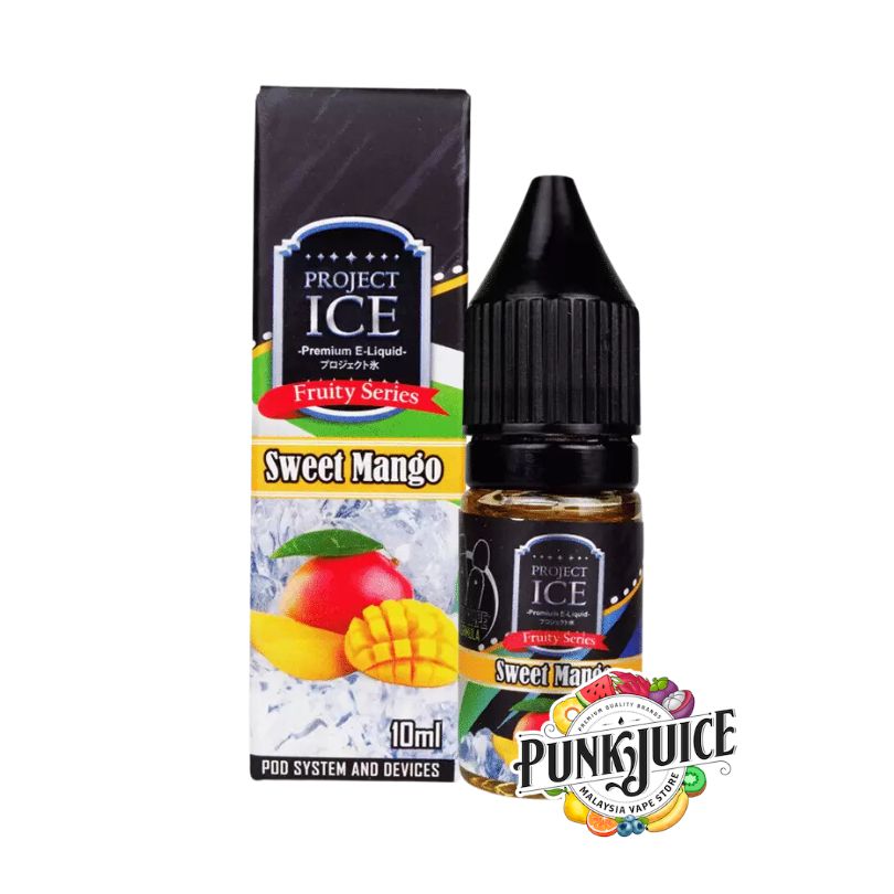 Project Ice - Sweet Mango - Salt - 10ml Punk Juice Vape Store Project Ice - Sweet Mango - Salt - 10ml Punk Juice Vape Store