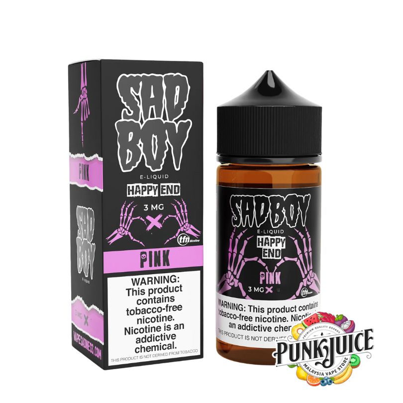 Sadboy - Happy End Pink - 60ml  Punk Juice Vape Store