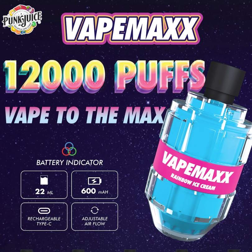 Vault Vape Vapemaxx 12,000 (12k) 5% Disposable Pod