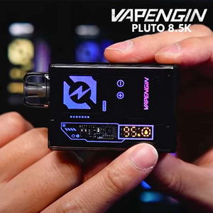 vapenginpluto8500showingledbatteryandliquidindicator
