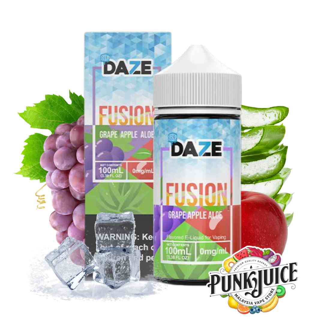 7 Daze - Grape Apple Aloe Iced (Fusion Series) - 100ml