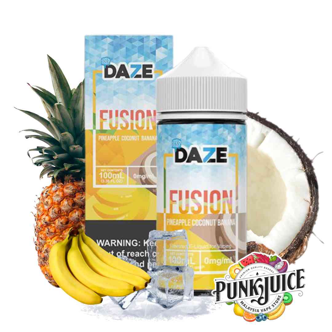 7 Daze - Pineapple Coconut Banana Iced (Fusion Series) - 100ml