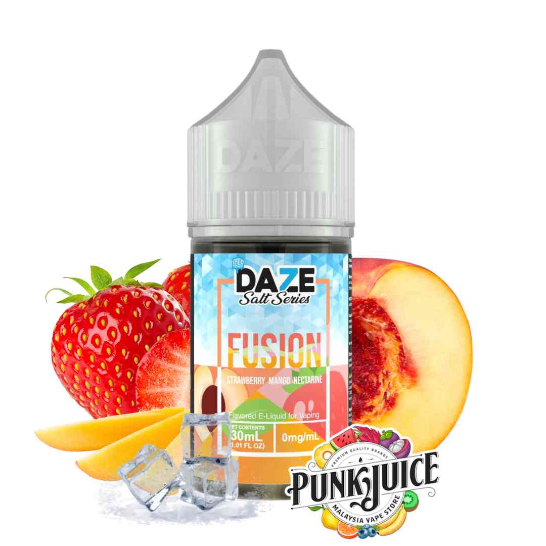 7 Daze Strawberry Mango Nectarine Iced (Fusion Series) Salt 30ml Punk Juice Vape Store