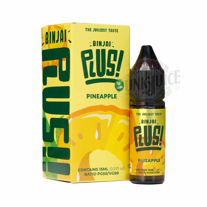 Binjai Plus - Pineapple 15ml box and bottle