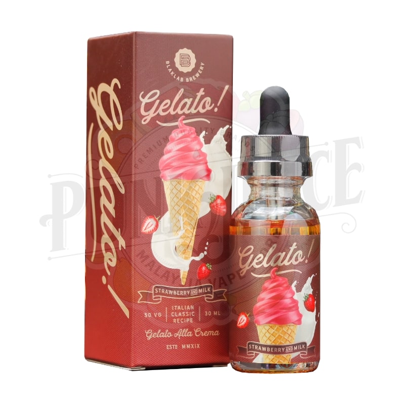 Blaklab Brewery - Strawberry Milk (Gelato Series) - HTPC - 30ml