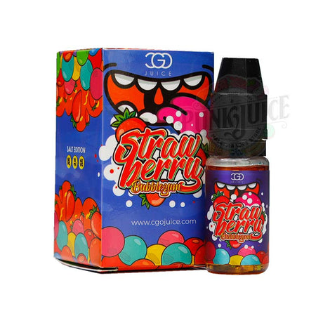 CGO Juice Salt Strawberry Bubblegum 10ml box and bottle