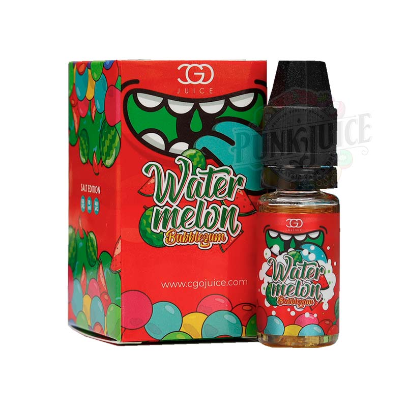 CGO Juice Salt Watermelon Bubblegum 10ml box and bottle