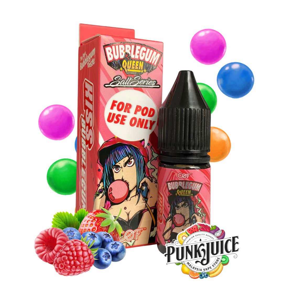 CloudyOFunky - Bubblegum Queen Kiss - Salt - 10ml