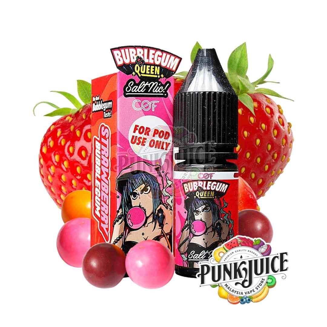 CloudyOFunky Salt Bubblegum Queen Strawberry - Punk Juice Vape Store CloudyOFunky Salt Bubblegum Queen Strawberry - Punk Juice Vape Store