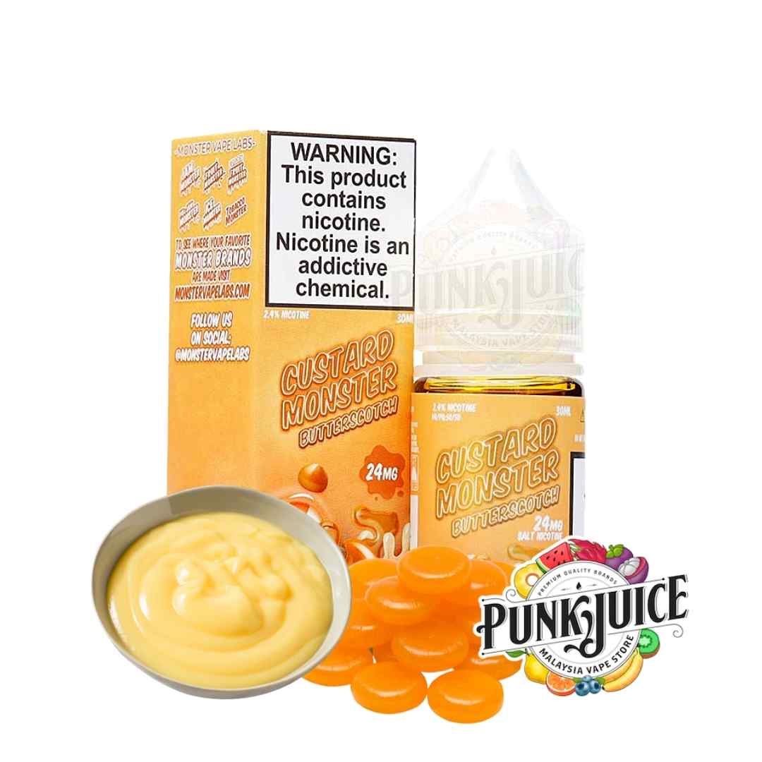 Custard Monster - Butterscotch - Salt - 30ml