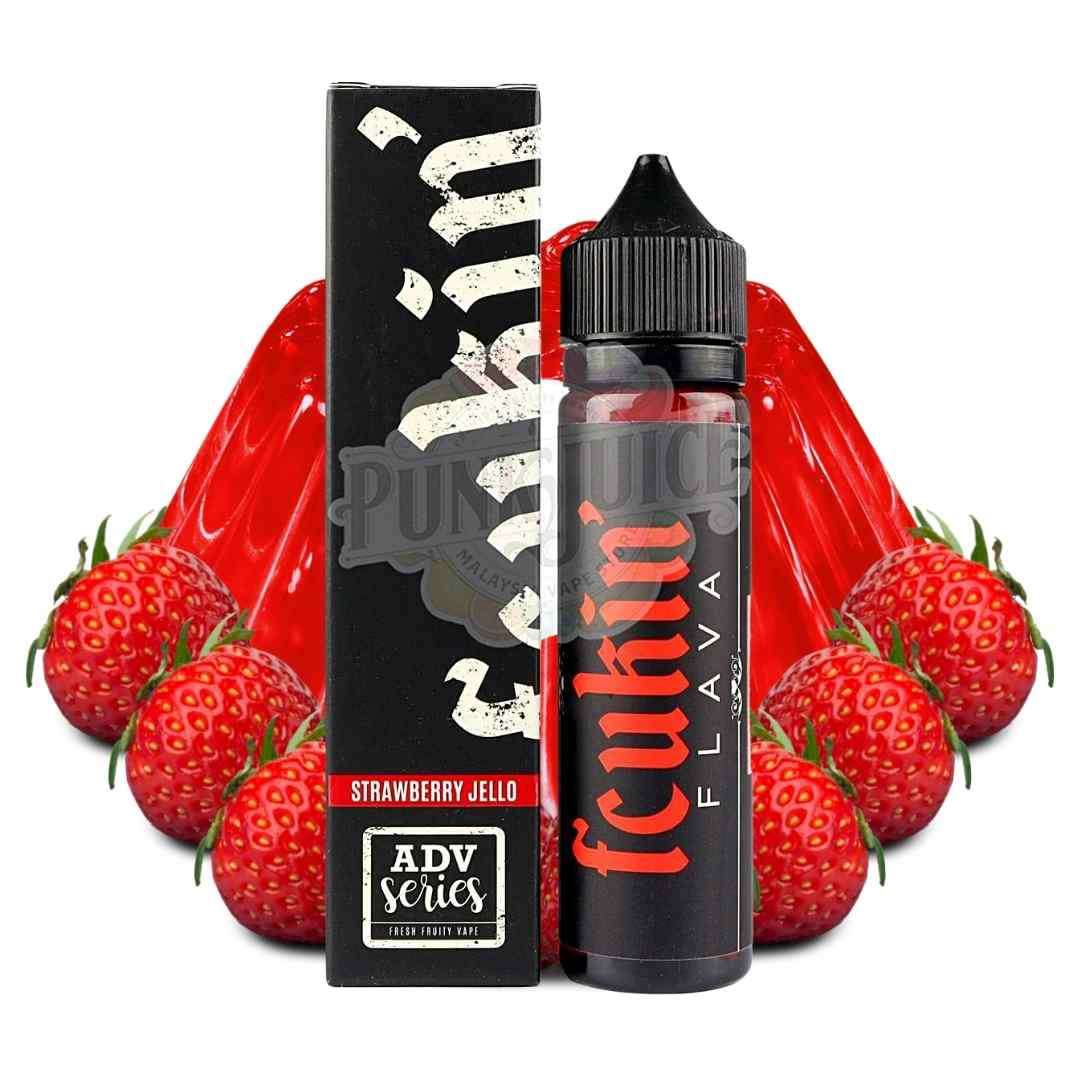 electronic cigarettes jello Fcukin Flava Adv Series Strawberry Jello 60ML
