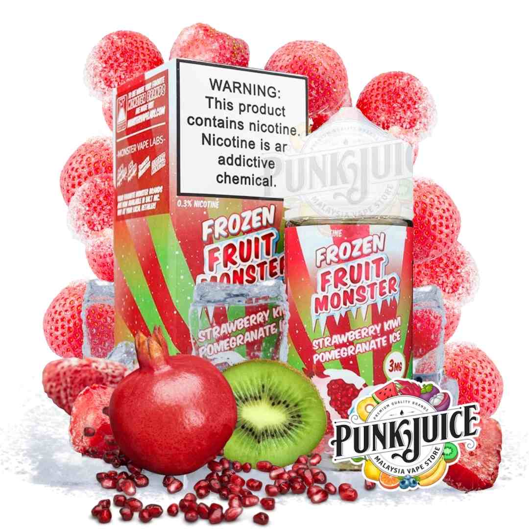 Frozen Fruit Monster - Strawberry Kiwi Pomegranate Ice - 100ml