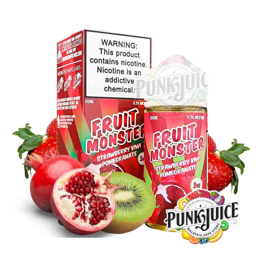 Fruit Monster - Strawberry Kiwi Pomegranate - 100ml
