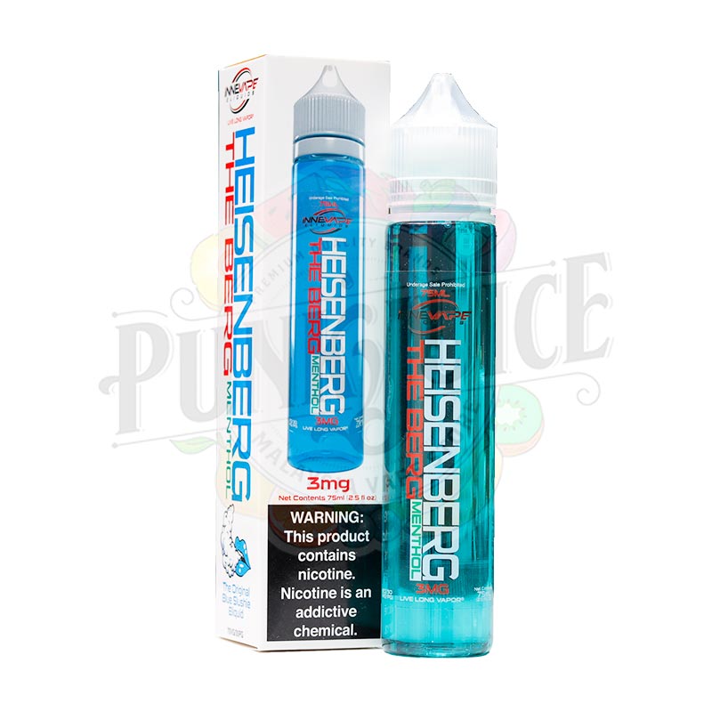 Heisenberg by Innevape Labs 75ml box and bottle